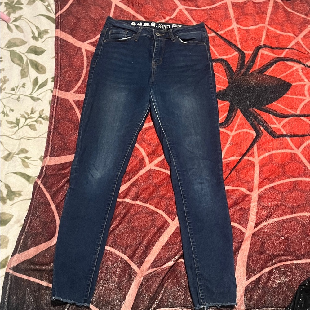 Perfect Jeans Women's Dark Blue Skinny Jeans